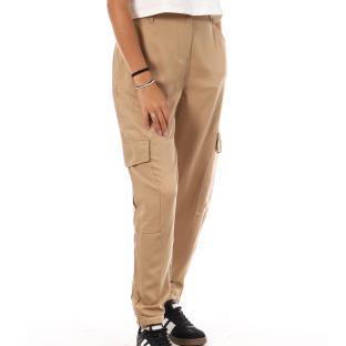 Pantalon Fluide Beige Femme Lee Cooper Okarta vue 0