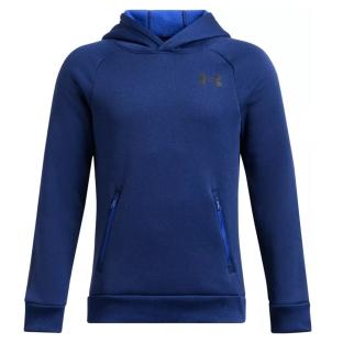 Sweat Bleu Garçon Under Armour Hoodie vue 0