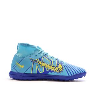 Chaussures de foot Bleues Junior Nike Superfly 9 Club vue 2