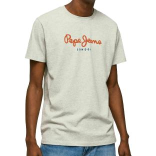 T-shirt Gris Homme Pepe jeans Eggo SEB vue 0