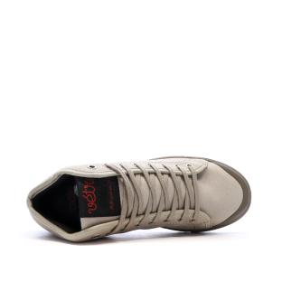 Baskets Beige Homme Le Coq Sportif Tennis Mid Vetra vue 4