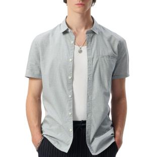 Chemise Bleu à Motifs Homme Teddy Smith Cut 10711556D pas cher