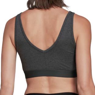 Brassière Grise Femme Adidas Essentials vue 2