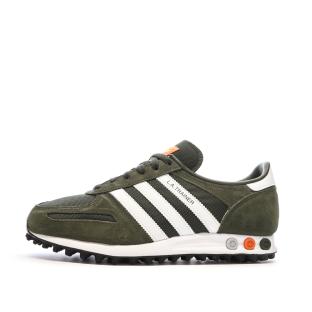 Baskets Kakis Homme Adidas La Trainer pas cher