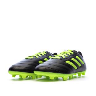Chaussures de football Noir/Jaunes Garçon Adidas Goletto vue 0