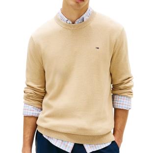 Dunkelbeiges Herren-Sweatshirt von Tommy Hilfiger mit Aufnähern Ansicht 0