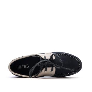 Women’s Navy TBS Bateau Cow Nubuck London Boat Shoes Photo of the Espace des Marques %store% store - view of %key%
