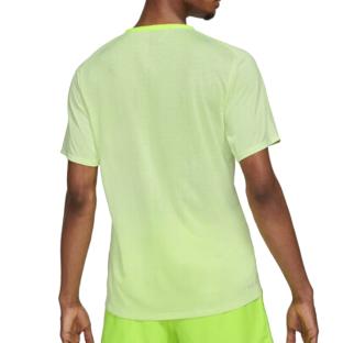 T-shirt de running Jaune fluo Homme Nike Techknit Ultra vue 2