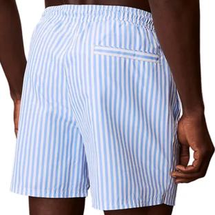 Badehose Blau/Weiß für Herren von Calvin Klein Jeans mit Kordelzug Ansicht 0