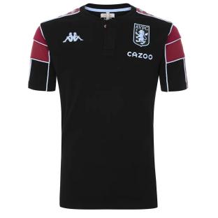 Aston Villa Polos foot Noir Homme Kappa 2021/2022 vue 0