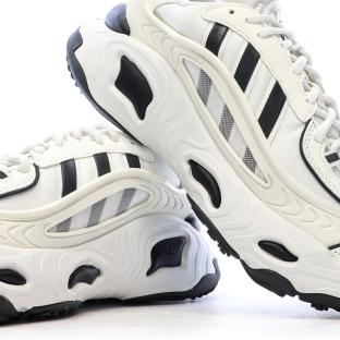 Baskets Blanches/Noires Garçon Adidas Oznova vue 7