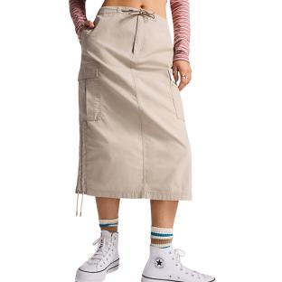 Jupe Beige Femme Converse Long vue 0