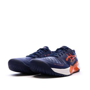 Chaussures de running Marine/Rouge Homme Asics Challenger vue 5