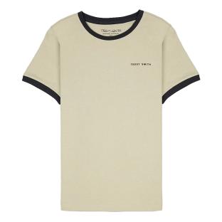 T-shirt Beige Garçon Teddy Smith 61007493D pas cher