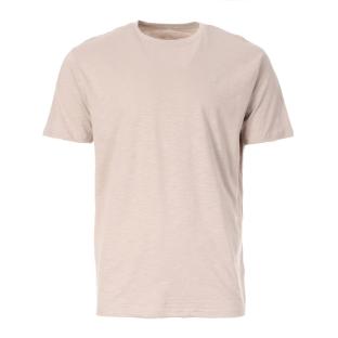 T-Shirt Beige Homme No Publik Flamme vue 0