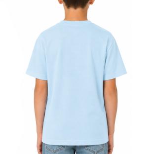 T-Shirt Bleu Clair Garçon Paname Brothers Poly Indigo vue 0
