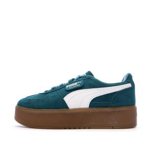 Baskets Bleu Canard Femme Puma Palermo Elevata pas cher
