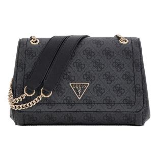 Sac à Bandoulière Noir/Doré Femme Guess Noelle vue 0