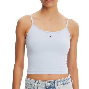 x 2 Débardeurs Blanc/Bleu Femme Tommy Hilfiger Essential vue 2