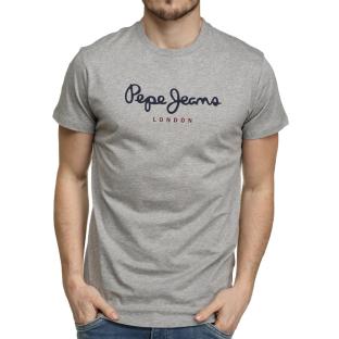 T-shirt Gris Homme Pepe Jeans Eggo N pas cher
