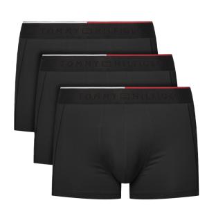 x3 Boxers Noirs Homme Tommy Hilfiger 03388 pas cher