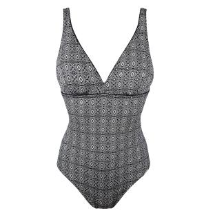 Maillot de bain Noir/Blanc Femme Grain de Sable Eva vue 0