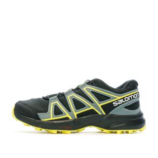 Chaussures de Trail Noire/Jaune Garçon Salomon Speedcross pas cher