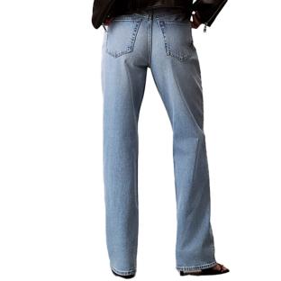 Jean Bleu Femme Calvin Klein Jeans High Rise VLQ vue 2