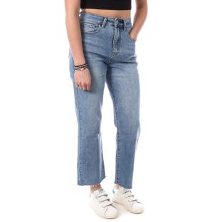 Jean Droit Bleu Femme Monday Premium Droit Denim pas cher