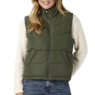Doudoune Sans Manches Verte Femme Noisy May Dalcon vue 0