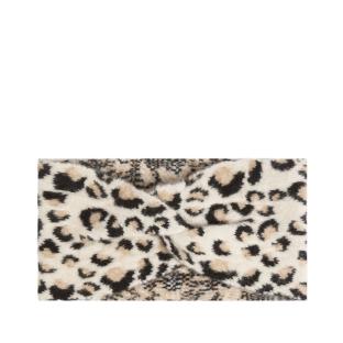 Headband Beige/Noir à Motifs Femme Morgan Leopard pas cher