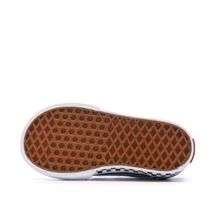 Baskets Bleu Garçon Vans Ward Slipon Variety Sidewa vue 5