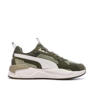 Baskets Blanches/Kaki Femme Puma X-ray 3 S vue 2
