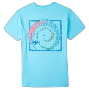 T-shirt Turquoise Garçon O'Neill Team vue 0