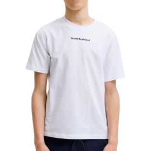 T-Shirt Blanc Garçon Jack & Jones Jjcity vue 0