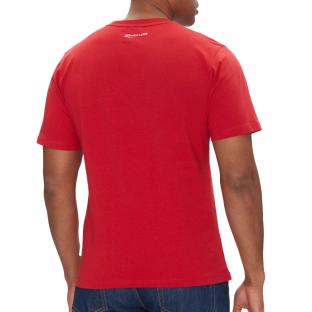 T-shirt Rouge Homme Pepe Jeans Daxton vue 2