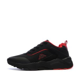 Baskets Noires/Rouges Garçon Kappa Logo Safir 2s vue 0