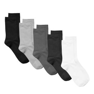 Pack 5 Paires de Chaussettes Noires/Grises/Blanches Femme Vero Moda Klara pas cher