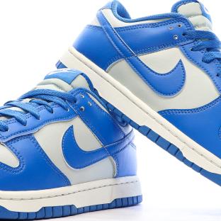 Baskets Bleu/Vert pale Homme Nike Dunk Low Retro vue 8