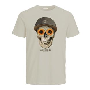 T-shirt Beige Homme Jack & Jones Summerskull pas cher
