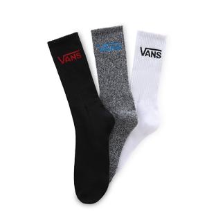 X3 Lot de Chaussettes Grises/Noires/Blanches Garçon Vans Crew vue 0