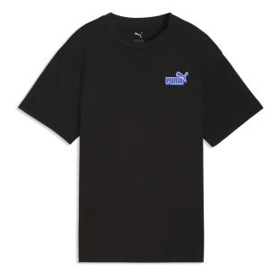 T-Shirt Noir Garçon Puma Ess Logo Lab Relaxed vue 0