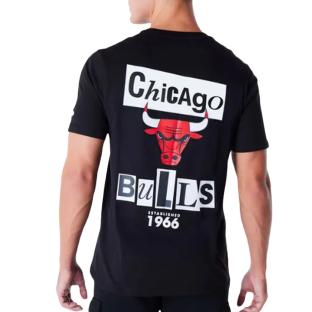T-Shirt Noir Homme New Era Newspaper 60564809 vue 2