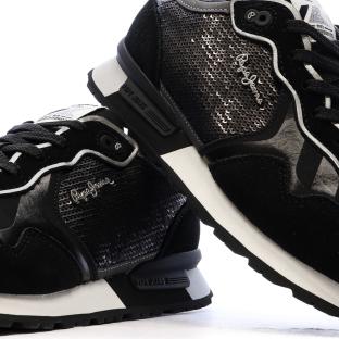 Baskets Noires Homme Pepe jeans Brit vue 0