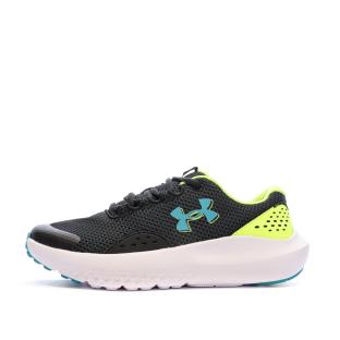 Baskets Marine/Jaune Garçon Under Armour Surge 4 pas cher