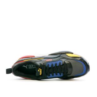 Baskets Blanche/Noir/Jaune Homme Puma X-ray 2 Square vue 0