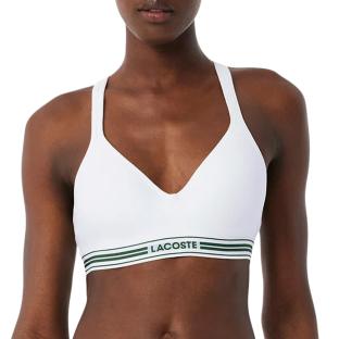 Brassière Blanc Femme Lacoste IF8626 vue 0