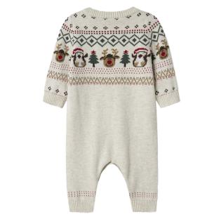 Pyjama de Noel Écru Garçon Name it Nalko vue 2