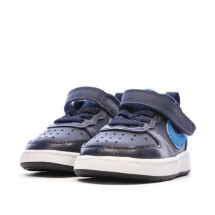 Baskets Bleu Garçon Nike Court Borough Low 2 vue 6