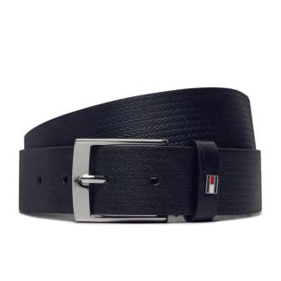Ceinture Noir Homme Tommy Hilfiger Adan AM0AM13015 pas cher